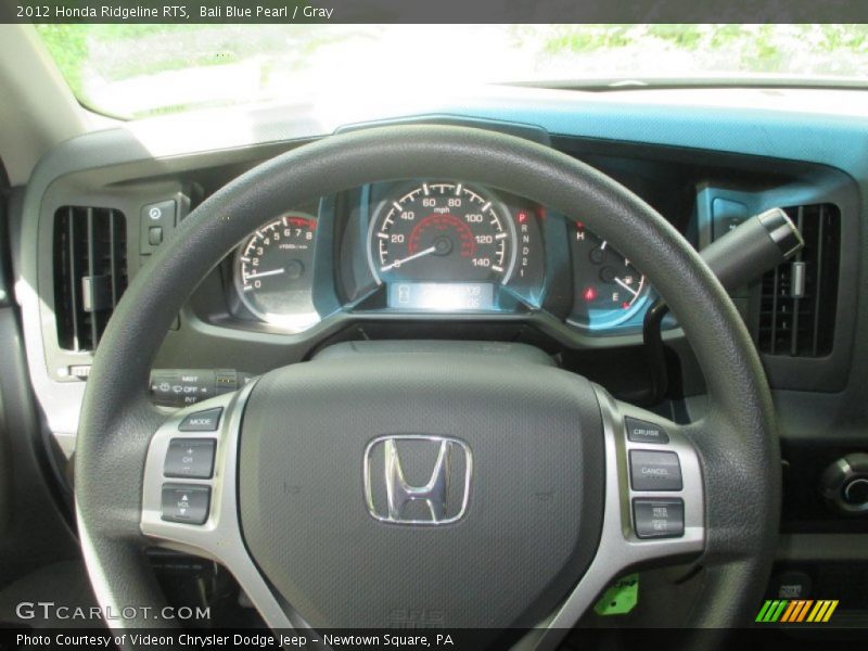 Bali Blue Pearl / Gray 2012 Honda Ridgeline RTS