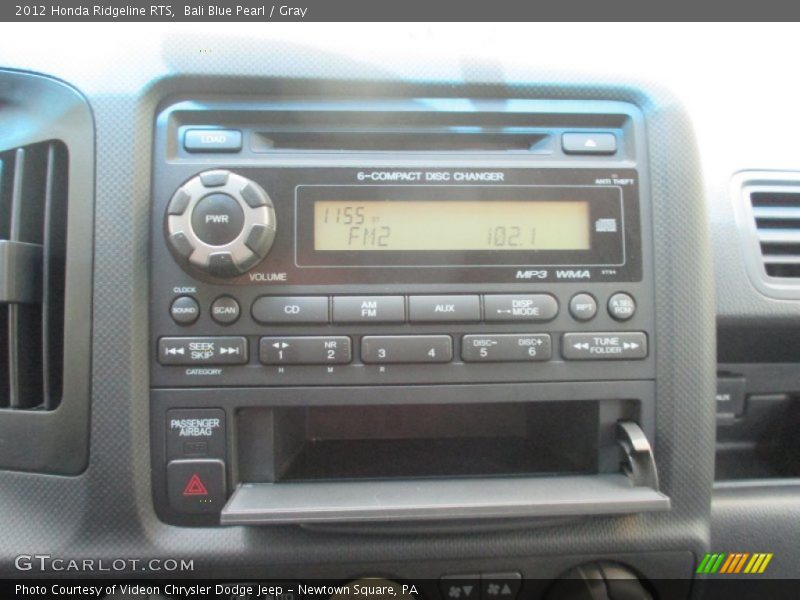 Bali Blue Pearl / Gray 2012 Honda Ridgeline RTS