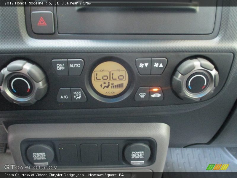 Bali Blue Pearl / Gray 2012 Honda Ridgeline RTS