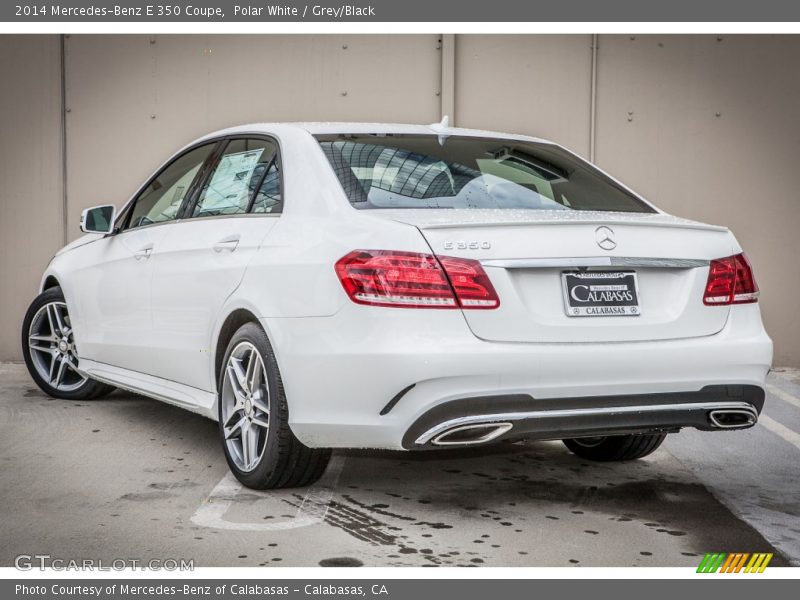 Polar White / Grey/Black 2014 Mercedes-Benz E 350 Coupe