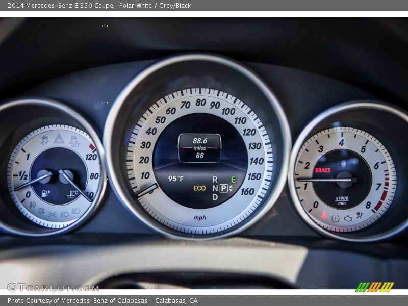 Polar White / Grey/Black 2014 Mercedes-Benz E 350 Coupe