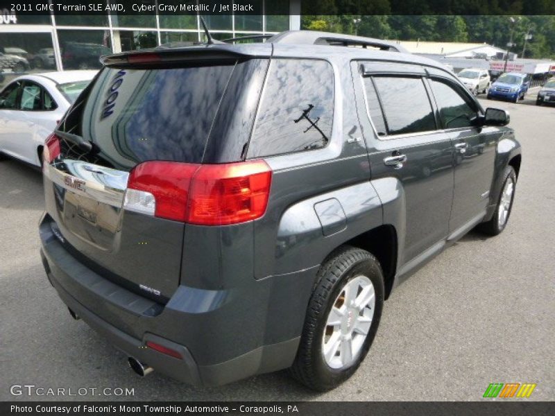 Cyber Gray Metallic / Jet Black 2011 GMC Terrain SLE AWD