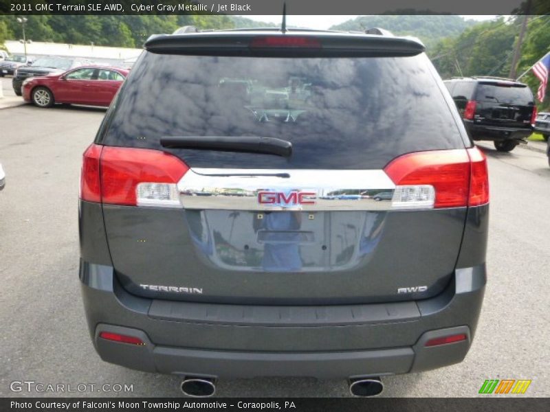 Cyber Gray Metallic / Jet Black 2011 GMC Terrain SLE AWD