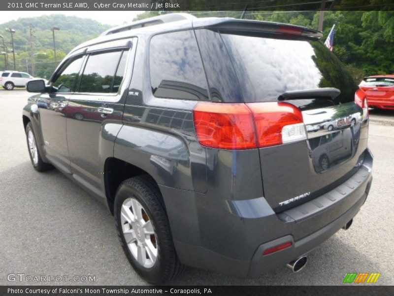 Cyber Gray Metallic / Jet Black 2011 GMC Terrain SLE AWD