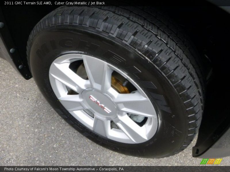Cyber Gray Metallic / Jet Black 2011 GMC Terrain SLE AWD
