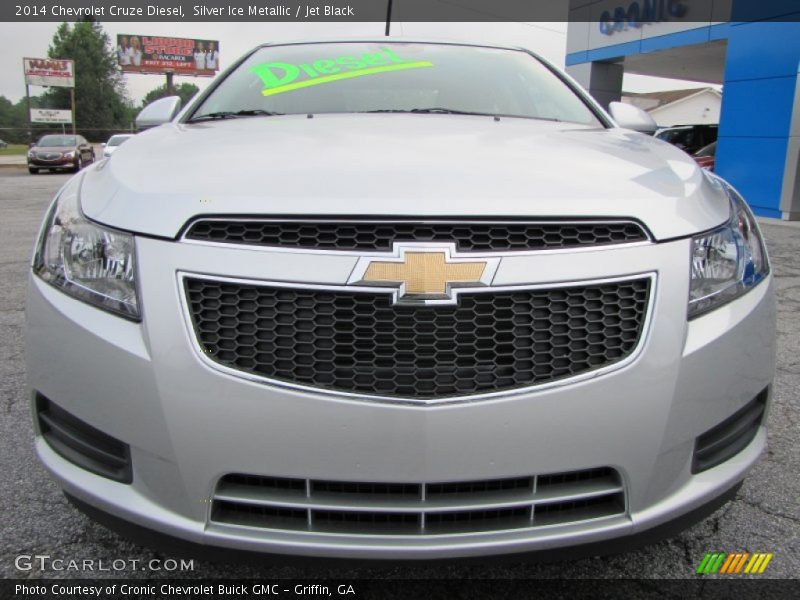 Silver Ice Metallic / Jet Black 2014 Chevrolet Cruze Diesel
