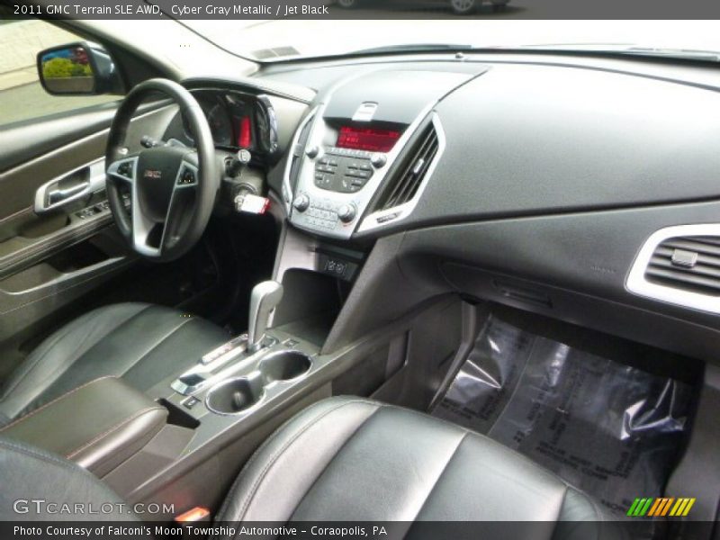 Cyber Gray Metallic / Jet Black 2011 GMC Terrain SLE AWD