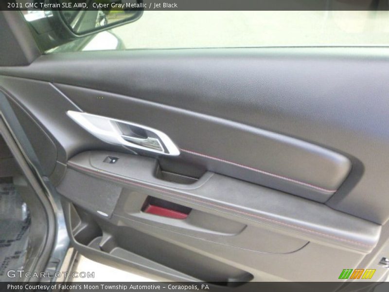 Cyber Gray Metallic / Jet Black 2011 GMC Terrain SLE AWD