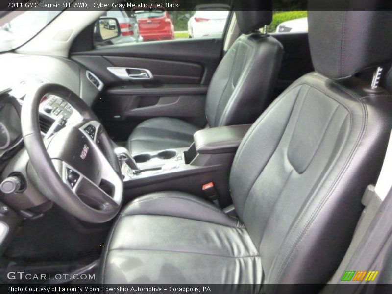 Cyber Gray Metallic / Jet Black 2011 GMC Terrain SLE AWD