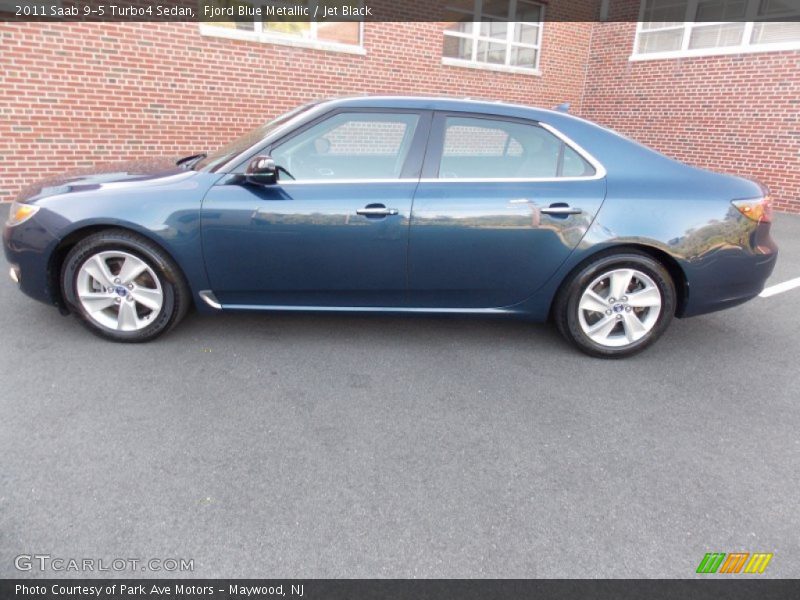 Fjord Blue Metallic / Jet Black 2011 Saab 9-5 Turbo4 Sedan