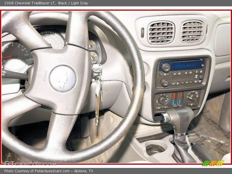 Black / Light Gray 2008 Chevrolet TrailBlazer LT