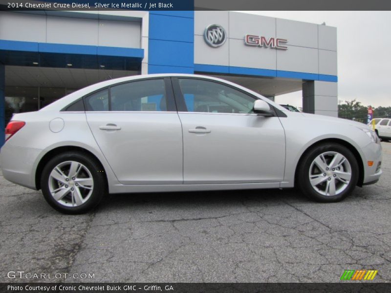 Silver Ice Metallic / Jet Black 2014 Chevrolet Cruze Diesel