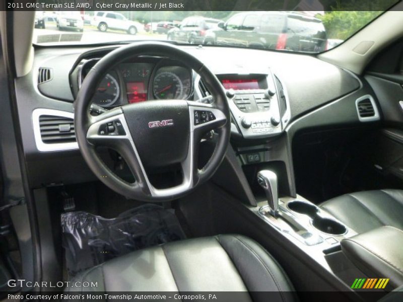 Cyber Gray Metallic / Jet Black 2011 GMC Terrain SLE AWD
