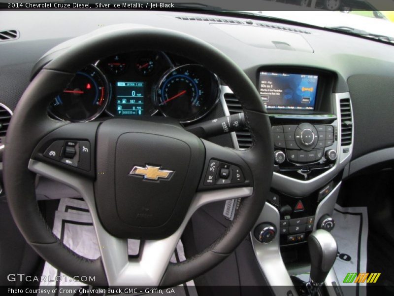 Silver Ice Metallic / Jet Black 2014 Chevrolet Cruze Diesel