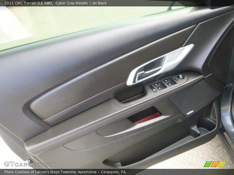 Cyber Gray Metallic / Jet Black 2011 GMC Terrain SLE AWD