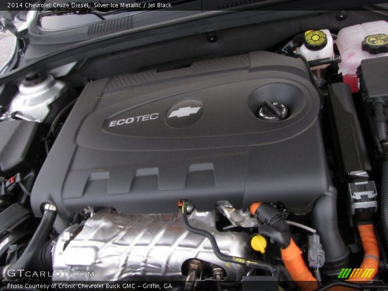 Silver Ice Metallic / Jet Black 2014 Chevrolet Cruze Diesel
