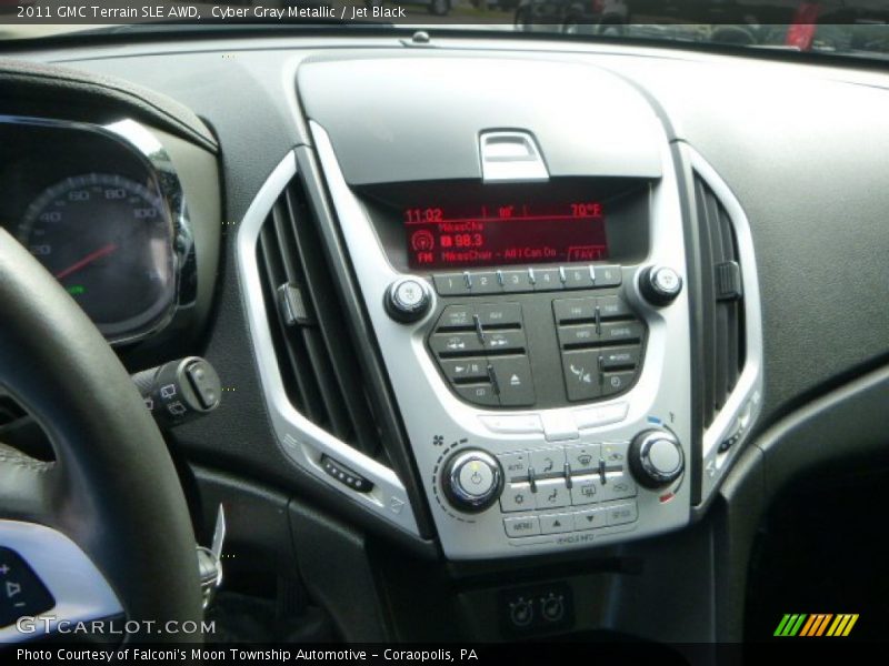Cyber Gray Metallic / Jet Black 2011 GMC Terrain SLE AWD