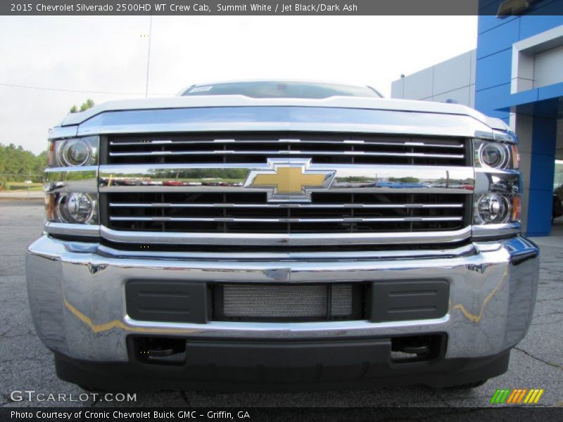 Summit White / Jet Black/Dark Ash 2015 Chevrolet Silverado 2500HD WT Crew Cab