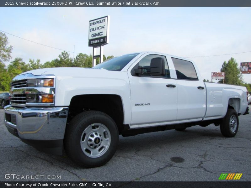 Summit White / Jet Black/Dark Ash 2015 Chevrolet Silverado 2500HD WT Crew Cab