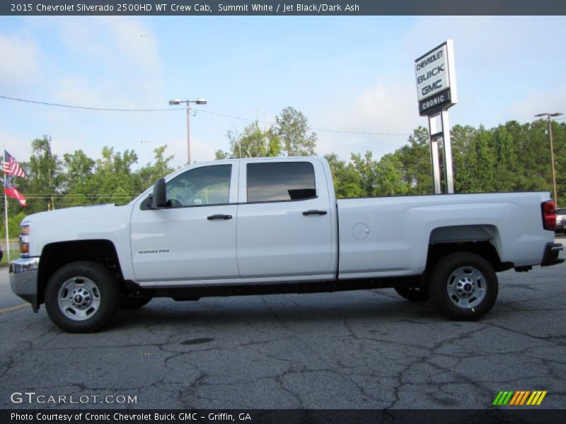 Summit White / Jet Black/Dark Ash 2015 Chevrolet Silverado 2500HD WT Crew Cab