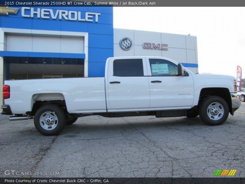Summit White / Jet Black/Dark Ash 2015 Chevrolet Silverado 2500HD WT Crew Cab
