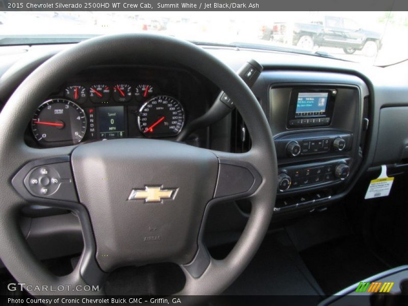 Summit White / Jet Black/Dark Ash 2015 Chevrolet Silverado 2500HD WT Crew Cab