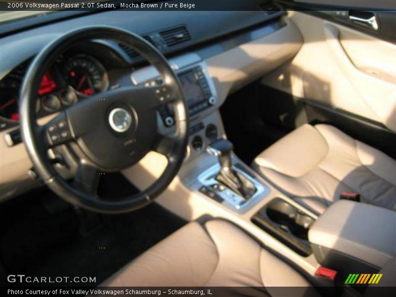 Mocha Brown / Pure Beige 2006 Volkswagen Passat 2.0T Sedan