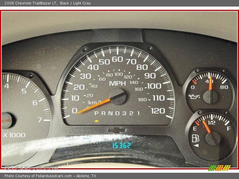 Black / Light Gray 2008 Chevrolet TrailBlazer LT