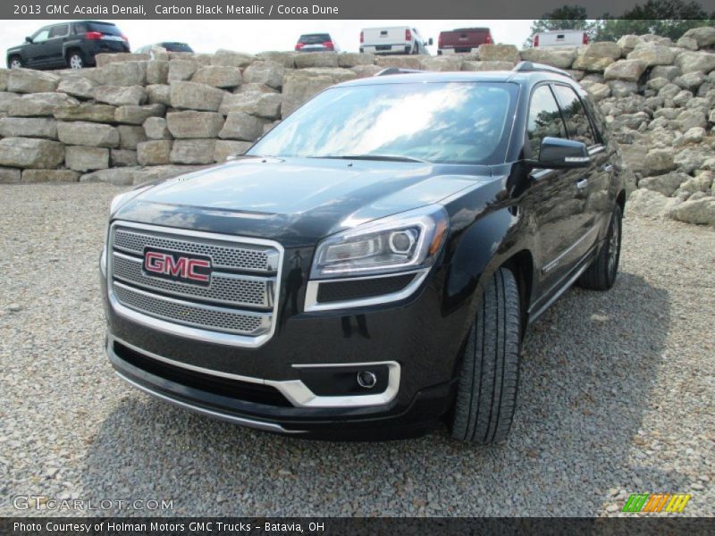 Carbon Black Metallic / Cocoa Dune 2013 GMC Acadia Denali
