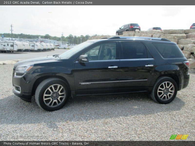 Carbon Black Metallic / Cocoa Dune 2013 GMC Acadia Denali