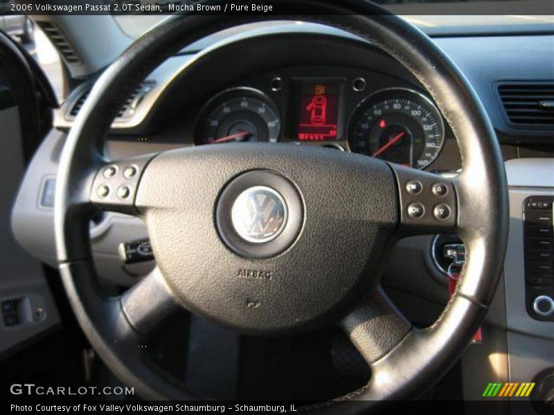 Mocha Brown / Pure Beige 2006 Volkswagen Passat 2.0T Sedan