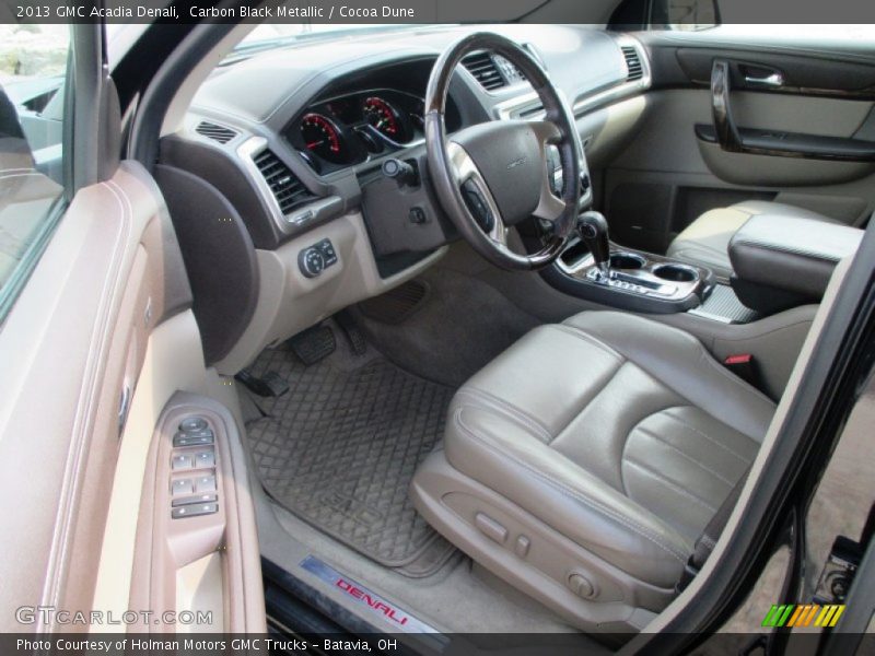 Carbon Black Metallic / Cocoa Dune 2013 GMC Acadia Denali
