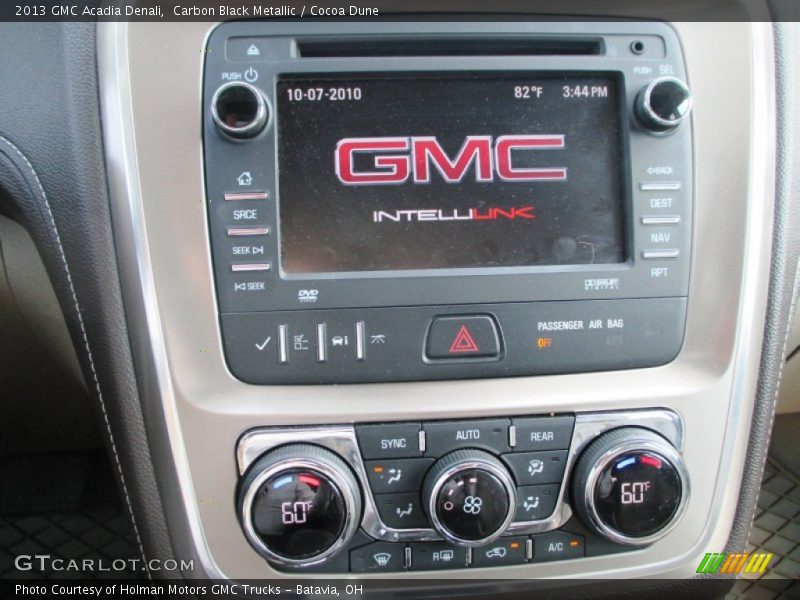 Carbon Black Metallic / Cocoa Dune 2013 GMC Acadia Denali