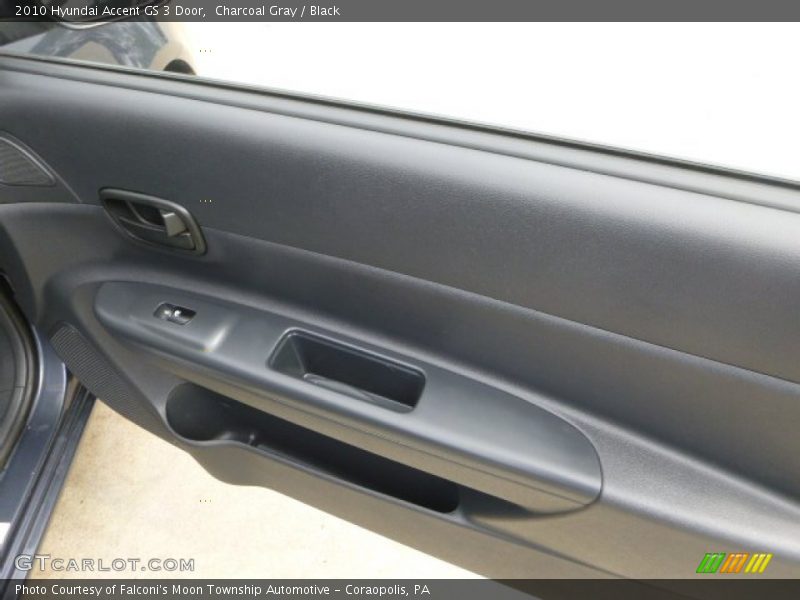 Charcoal Gray / Black 2010 Hyundai Accent GS 3 Door