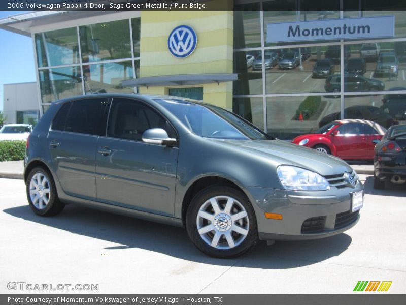 Sage Green Metallic / Pure Beige 2006 Volkswagen Rabbit 4 Door