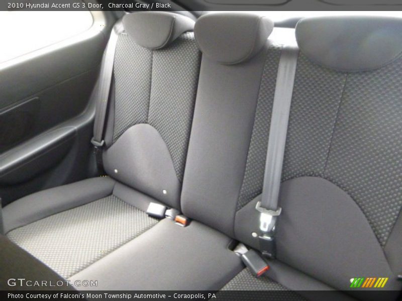 Charcoal Gray / Black 2010 Hyundai Accent GS 3 Door