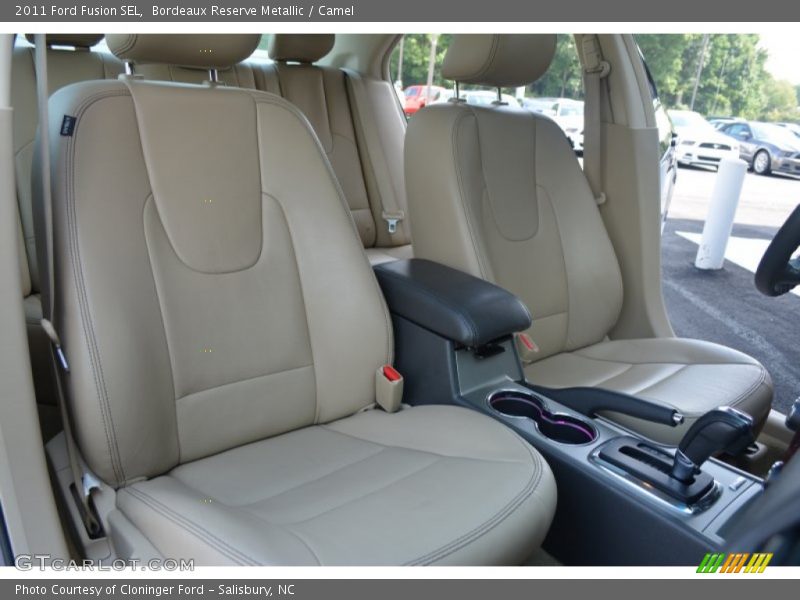 Bordeaux Reserve Metallic / Camel 2011 Ford Fusion SEL