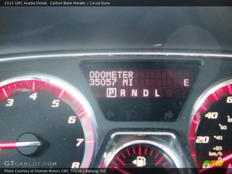Carbon Black Metallic / Cocoa Dune 2013 GMC Acadia Denali