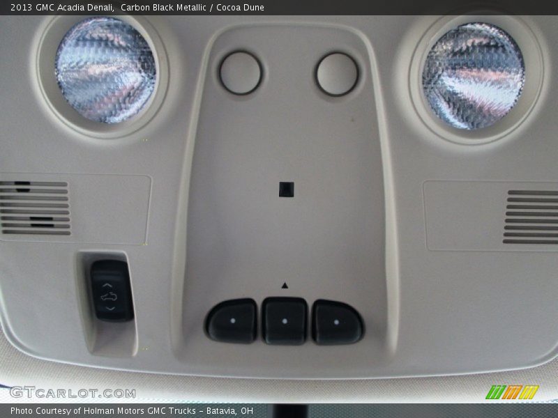 Carbon Black Metallic / Cocoa Dune 2013 GMC Acadia Denali