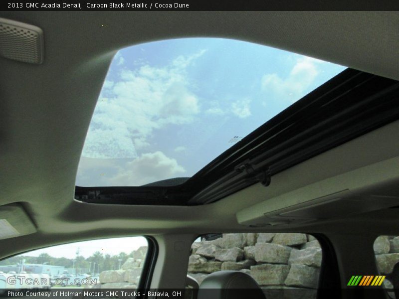 Carbon Black Metallic / Cocoa Dune 2013 GMC Acadia Denali