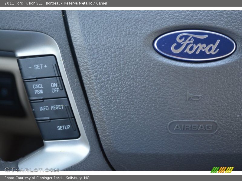 Bordeaux Reserve Metallic / Camel 2011 Ford Fusion SEL