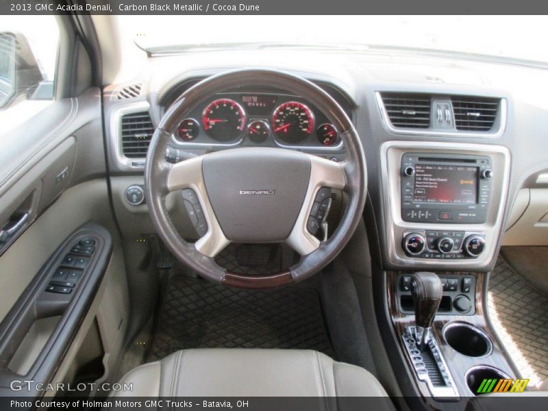 Carbon Black Metallic / Cocoa Dune 2013 GMC Acadia Denali