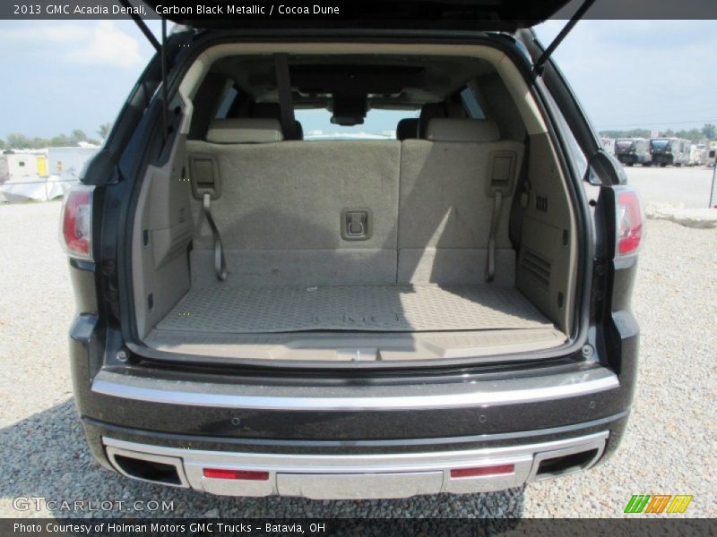 Carbon Black Metallic / Cocoa Dune 2013 GMC Acadia Denali
