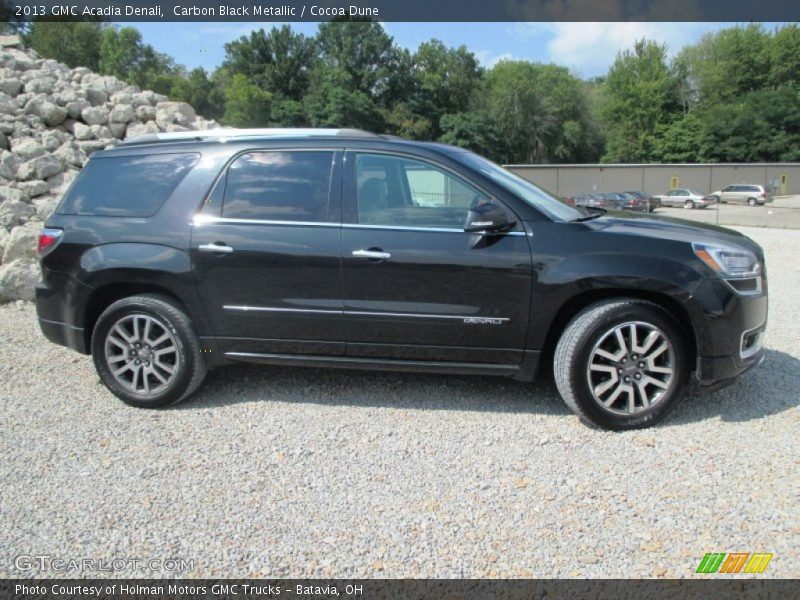 Carbon Black Metallic / Cocoa Dune 2013 GMC Acadia Denali