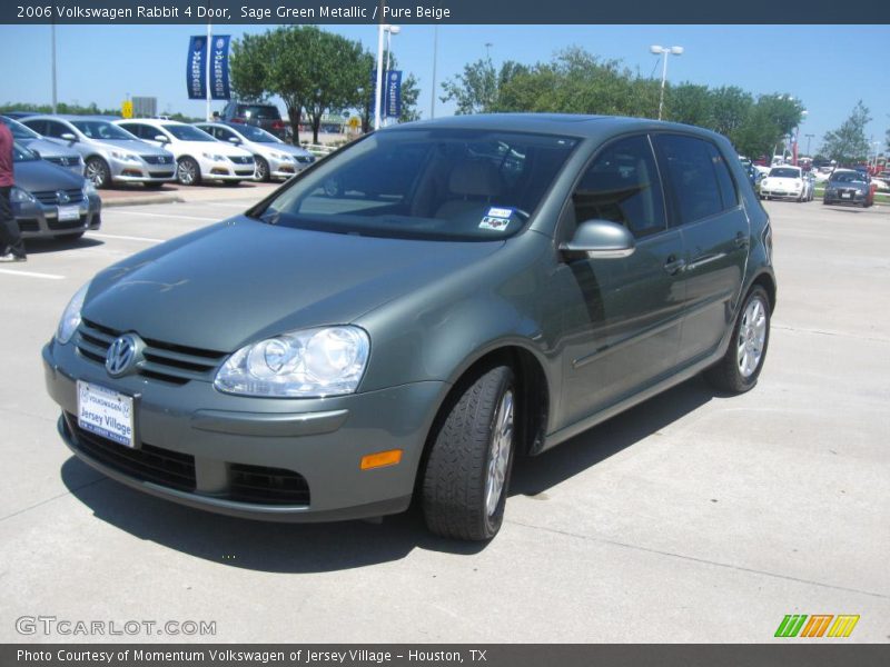 Sage Green Metallic / Pure Beige 2006 Volkswagen Rabbit 4 Door
