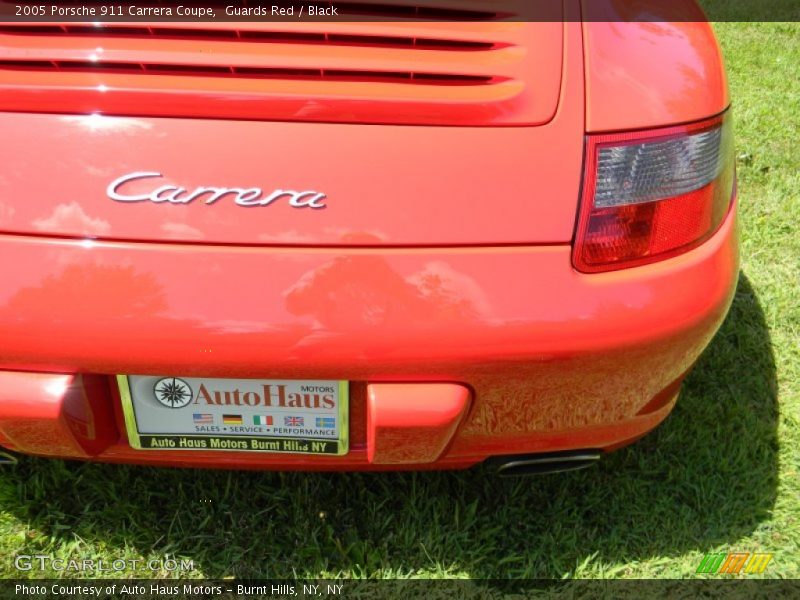 Guards Red / Black 2005 Porsche 911 Carrera Coupe
