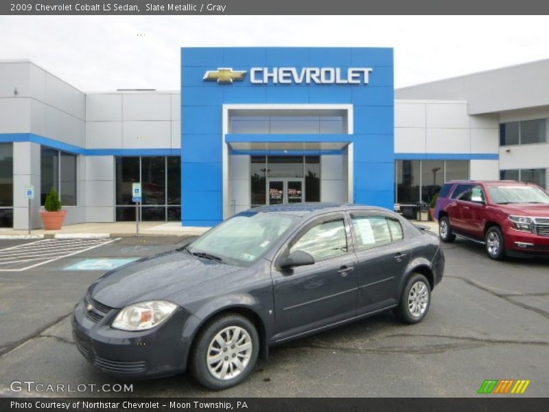 Slate Metallic / Gray 2009 Chevrolet Cobalt LS Sedan