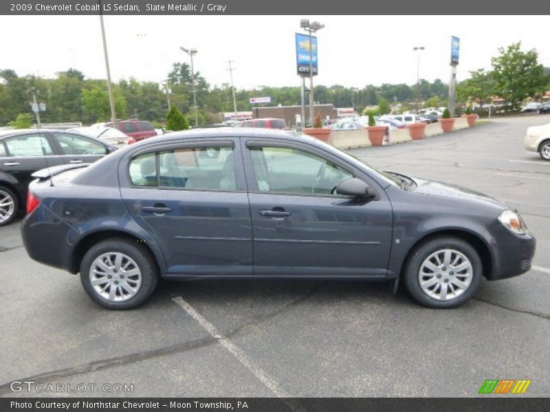 Slate Metallic / Gray 2009 Chevrolet Cobalt LS Sedan