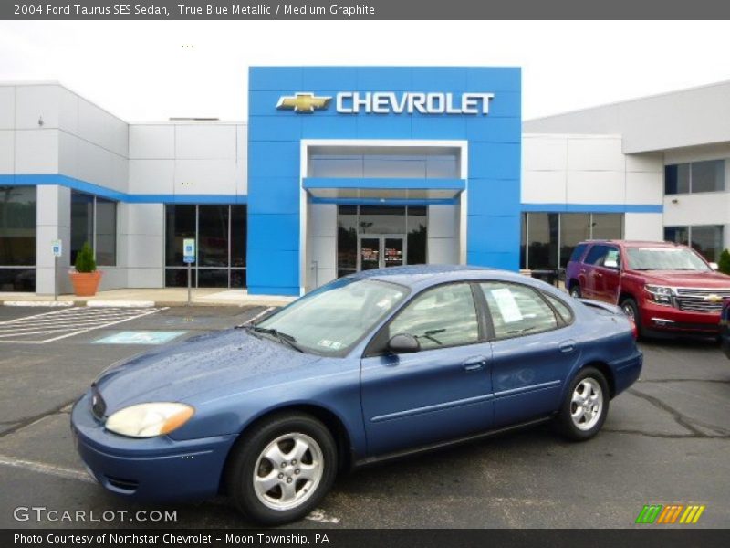 True Blue Metallic / Medium Graphite 2004 Ford Taurus SES Sedan