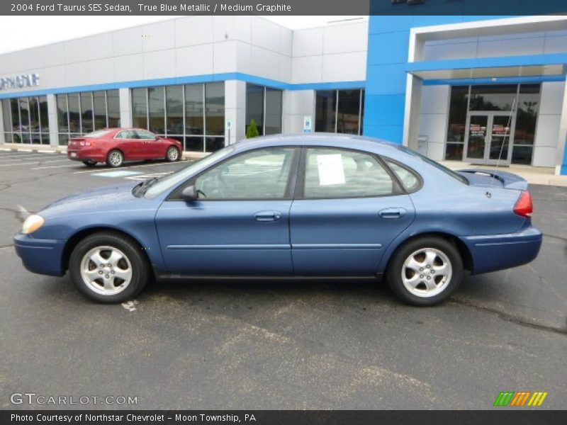 True Blue Metallic / Medium Graphite 2004 Ford Taurus SES Sedan